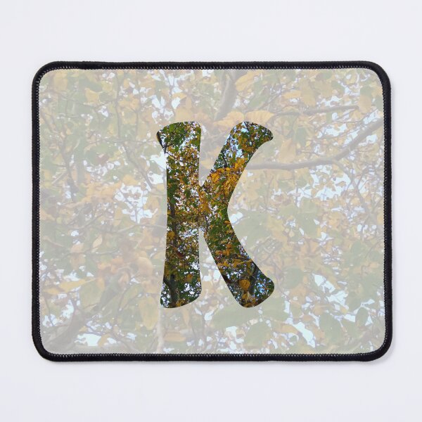 Item preview, Bold Letter ' K ' - Autumn Walnut Tree Design :) designed and sold by Myriel-Myriel.