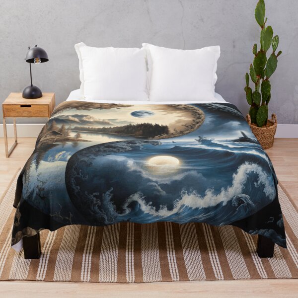 Item preview, Yin-Yang Nature Balance: Mountain & Sea Harmony designed and sold by Margival.