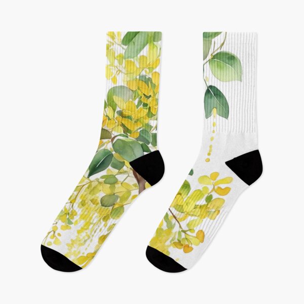 Item preview, Golden Shower Tree watercolor painting 01 designed and sold by I-HERE.