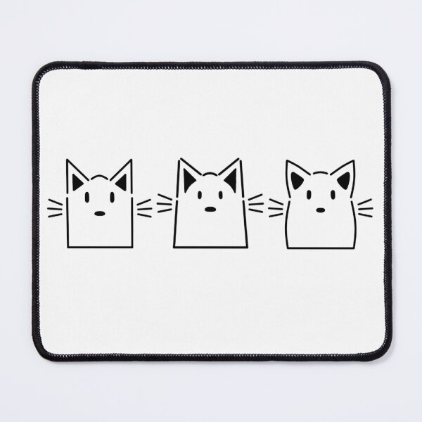 Artikelvorschau, Eckige Katzen entworfen und verkauft von Kama black&white.