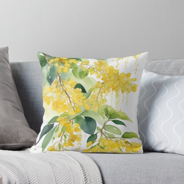 Item preview, Golden Shower Tree watercolor painting 03 designed and sold by I-HERE.