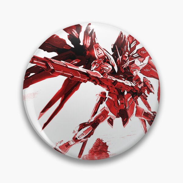 Item preview, strike freedom gundam digital art red designed and sold by sabartgunpla.