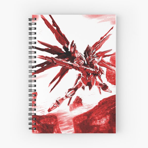 Item preview, strike freedom gundam digital art red designed and sold by sabartgunpla.