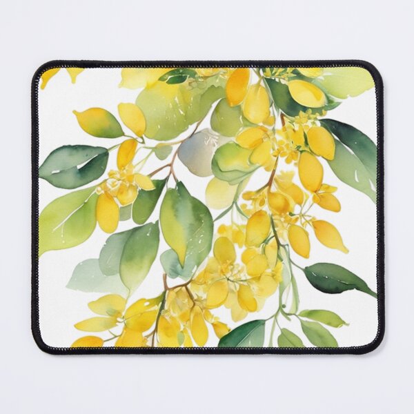 Item preview, Golden Shower Tree watercolor painting 04 designed and sold by I-HERE.