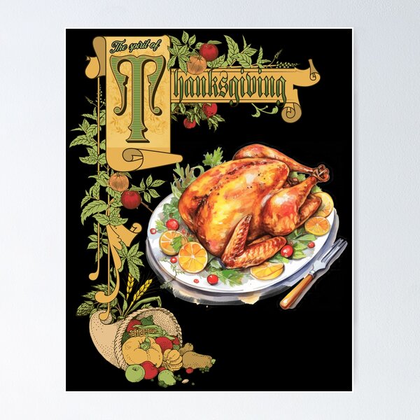 Aperçu de l'œuvre L'esprit de Thanksgiving - beau design familial créée et vendue par ReneMM.