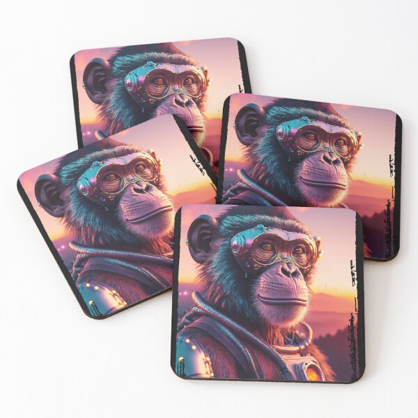 Item preview, Focus | Twilight Ape | Cyberpunk Monkey Collection designed and sold by monkeybusiness.pt.