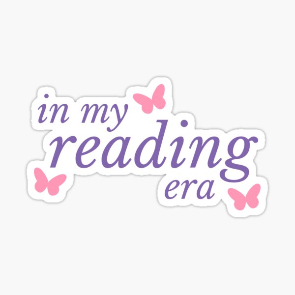 Artikel-Vorschau von in my reading era pink and purple cute butterflies , designt und verkauft von catdiasart.