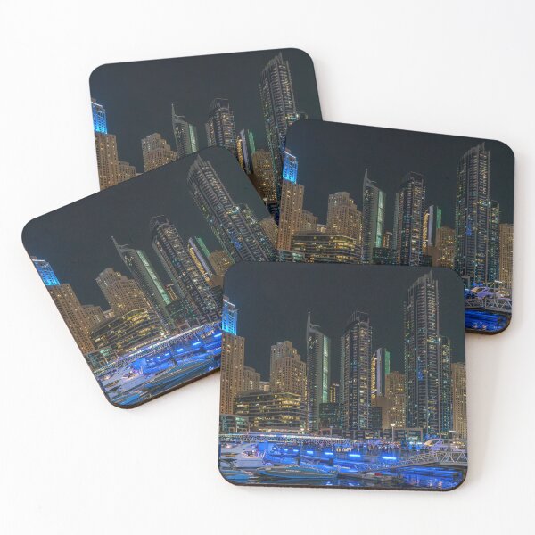 Item preview, Dubai Marina at Night designed and sold by JoSowden.