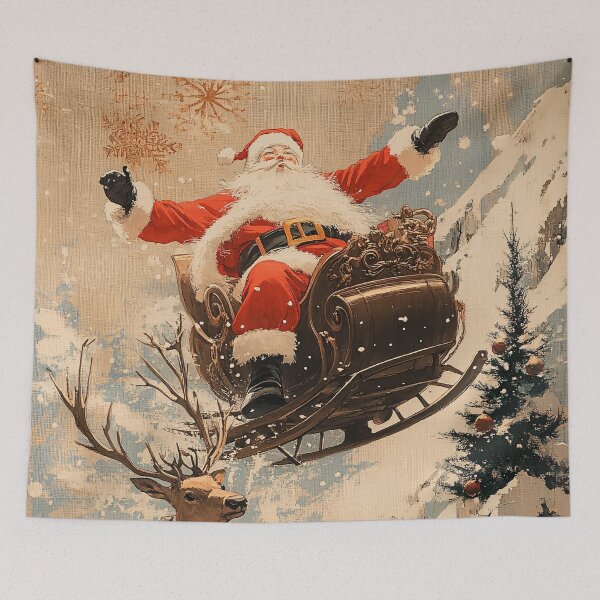 Item preview, Santa's Magical Flight designed and sold by NomadicDreamer.