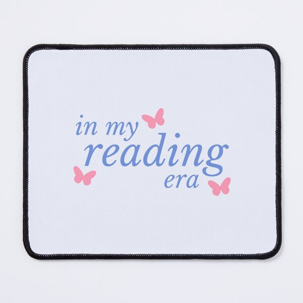 Item preview, in my reading era pink and blue cute butterflies  designed and sold by catdiasart.