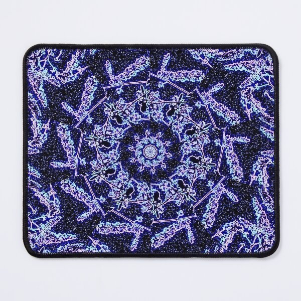 Item preview, Buddleja with winter seedheads, neon kaleidoscope 2 vertical designed and sold by paulboizot.
