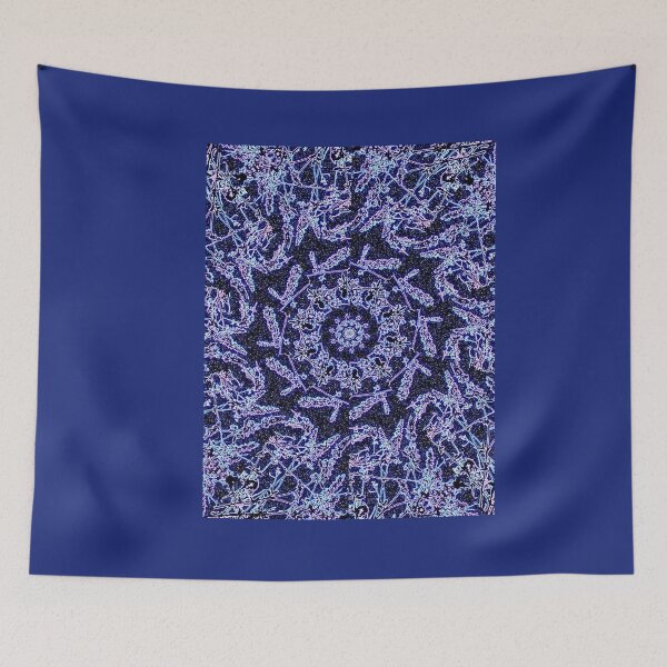 Item preview, Buddleja with winter seedheads, neon kaleidoscope 2 vertical designed and sold by paulboizot.