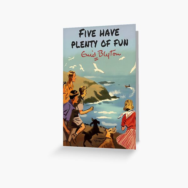 Item preview, The Famous Five by Enid Blyton, Five Have Plenty of Fun designed and sold by booksnbobs.