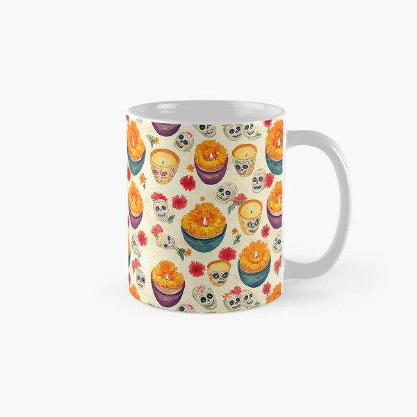 Item preview, Día de los Muertos candles designed and sold by MidArtForge.