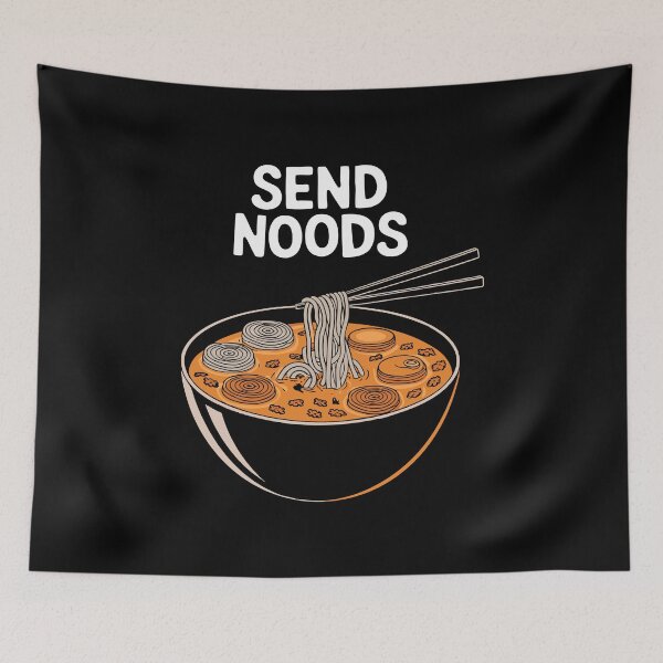 Item preview, Funny Noodles Pun Gift Send Noods Foodie Ramen Chopsticks designed and sold by w1ckerman.