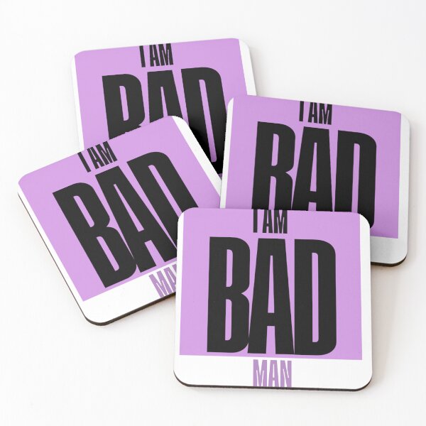 Item preview, I AM BAD MAN Typography Tee designed and sold by CYouClothings.