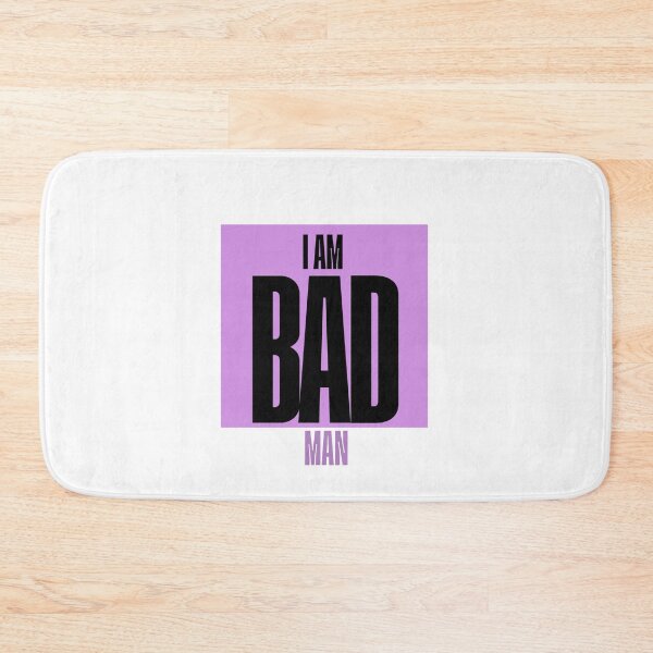 Item preview, I AM BAD MAN Typography Tee designed and sold by CYouClothings.