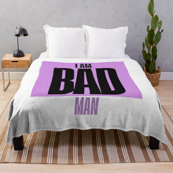 Item preview, I AM BAD MAN Typography Tee designed and sold by CYouClothings.