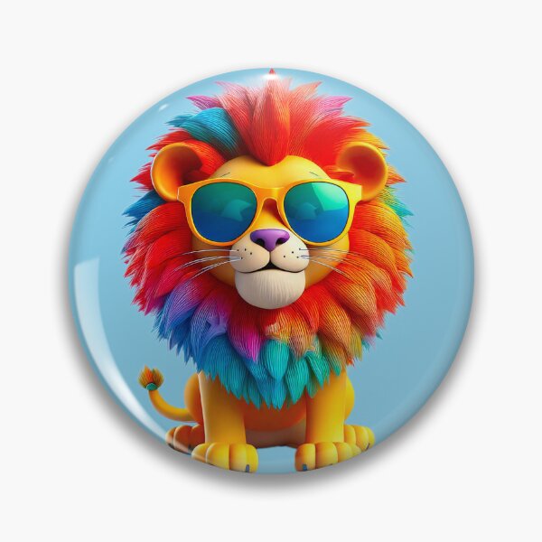 Item preview, Rainbow Lion designed and sold by AleTot.