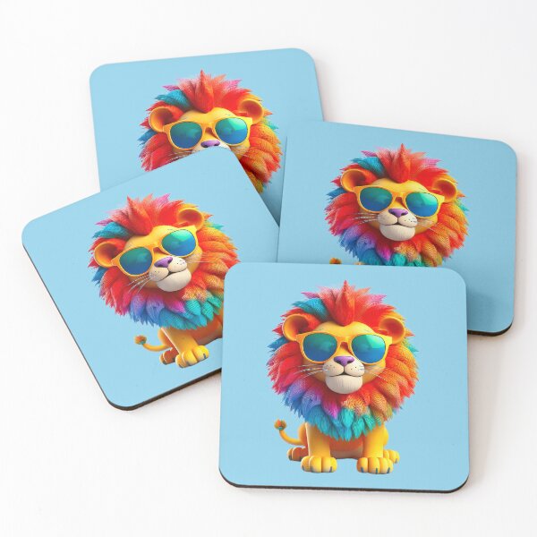 Item preview, Rainbow Lion designed and sold by AleTot.