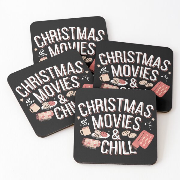 Item preview, Christmas Movies & Chill | Cozy Holiday Movie Night Design designed and sold by cabana.space.