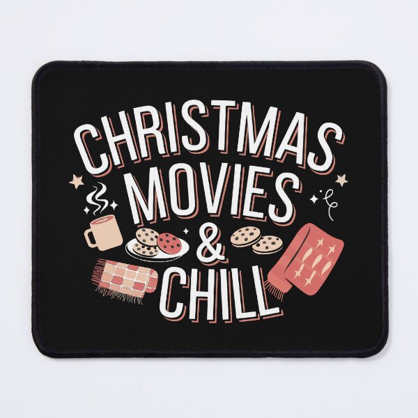 Item preview, Christmas Movies & Chill | Cozy Holiday Movie Night Design designed and sold by cabana.space.