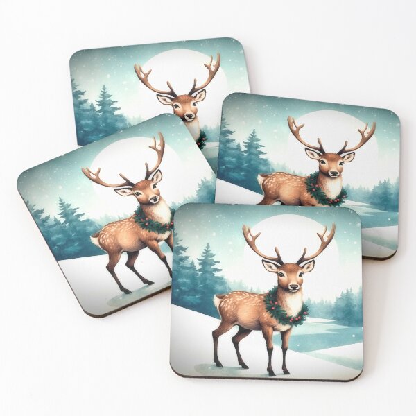 Item preview, Reindeer in the Snow designed and sold by Garrulus glandarius.