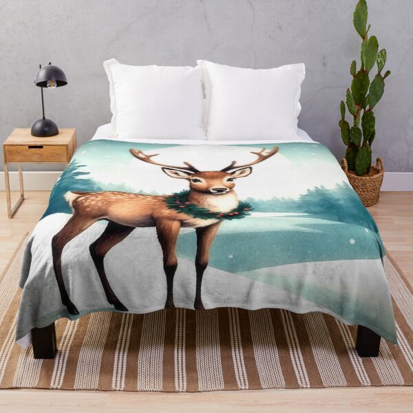 Item preview, Reindeer in the Snow designed and sold by Garrulus glandarius.