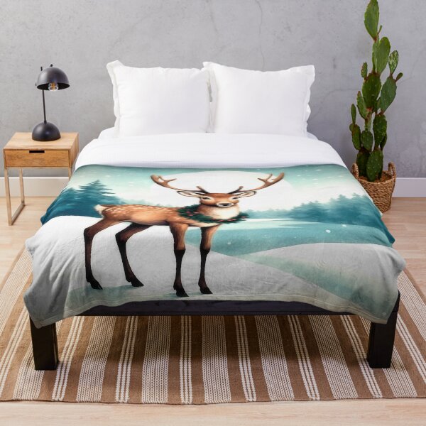 Item preview, Reindeer in the Snow designed and sold by Garrulus glandarius.