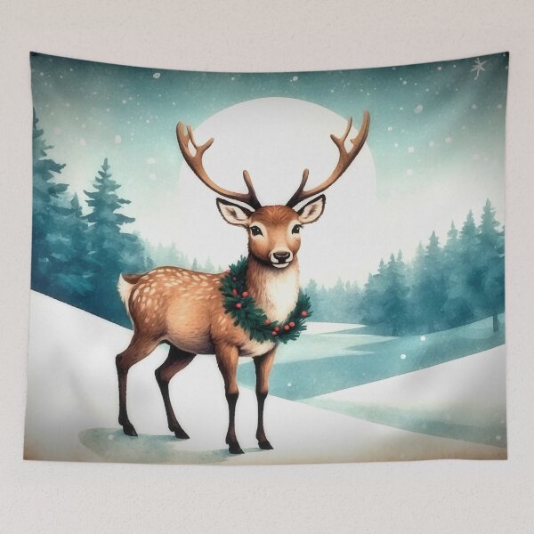 Item preview, Reindeer in the Snow designed and sold by Garrulus glandarius.