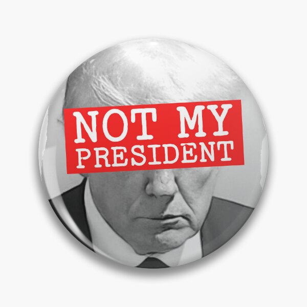 Aperçu de l'œuvre Anti Donald Trump Pas mon président créée et vendue par humnoo.