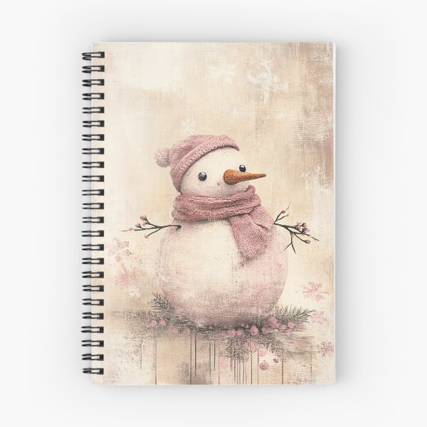 Artikelvorschau, Winter-Rosa-Schneemann entworfen und verkauft von NomadicDreamer.