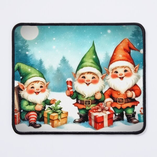 Item preview, gnomes in the snow designed and sold by Garrulus glandarius.