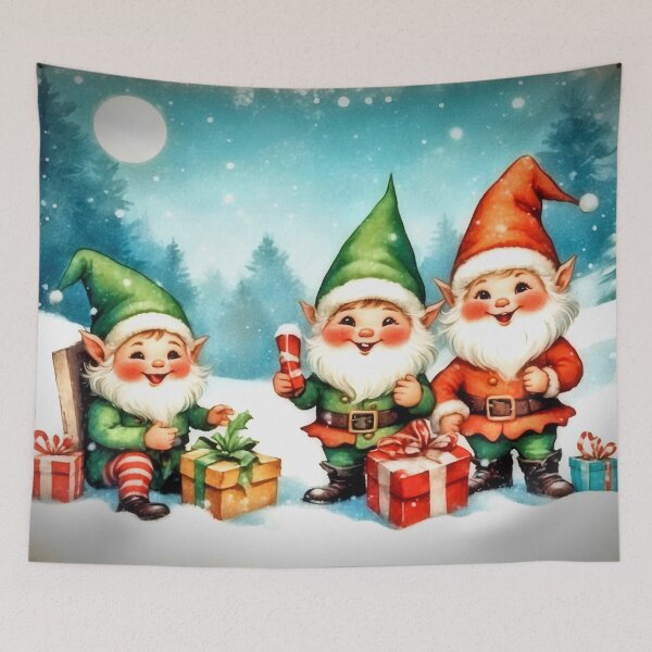 Item preview, gnomes in the snow designed and sold by Garrulus glandarius.