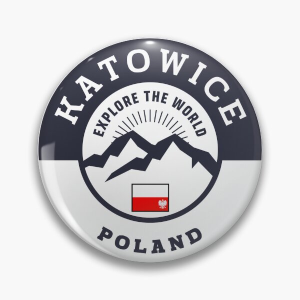 Item preview, Katowice Poland Black and White Crest designed and sold by World Designs.