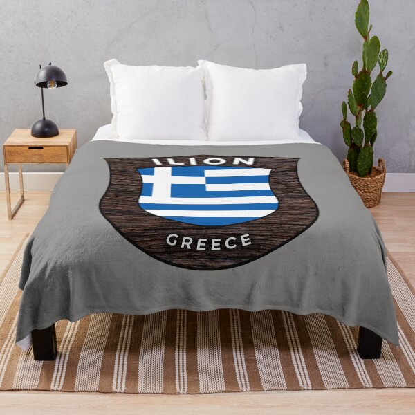 Item preview, Ilion Greece Emblem Flag designed and sold by World Designs.