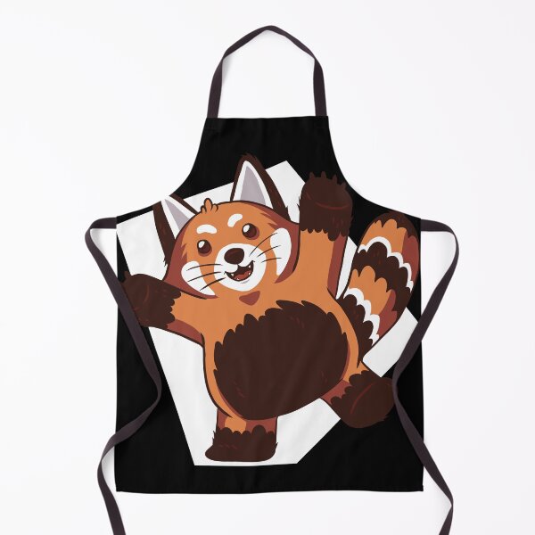 Item preview, Red Panda with Arms Up | Adorable Cartoon Pose designed and sold by TurtleDojo.