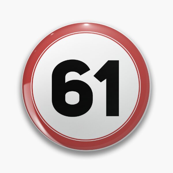 Item preview, Speed limit 61, happy 61st birthday designed and sold by Wolagno.
