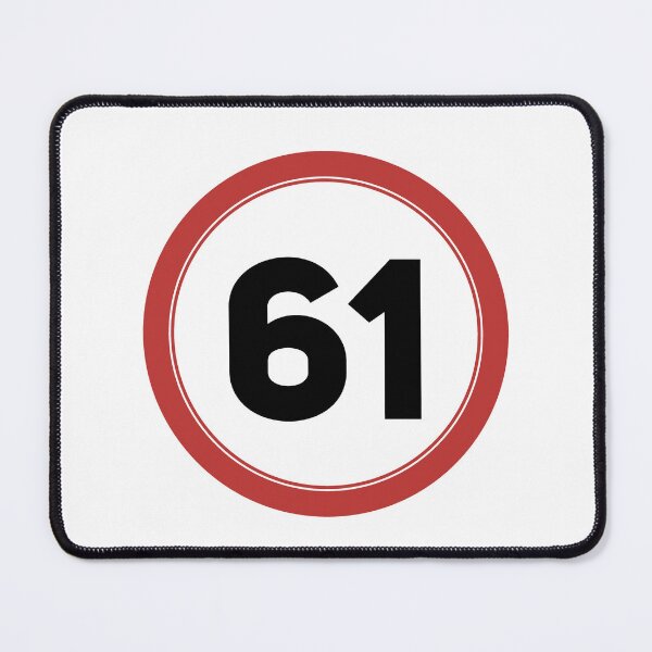 Item preview, Speed limit 61, happy 61st birthday designed and sold by Wolagno.