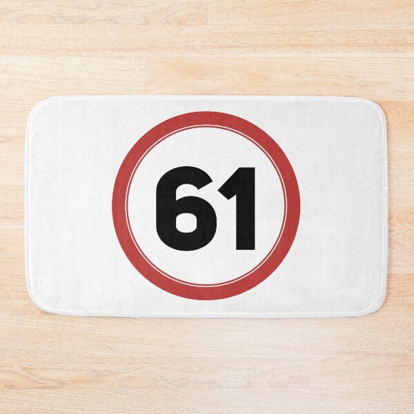 Item preview, Speed limit 61, happy 61st birthday designed and sold by Wolagno.