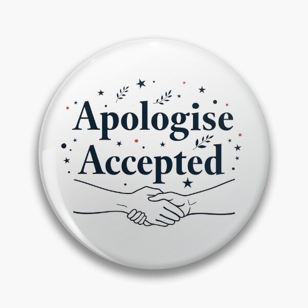 Item preview, Apologise Accepted - Bold Typography T-Shirt, Forgiveness Quote Shirt designed and sold by CYouClothings.