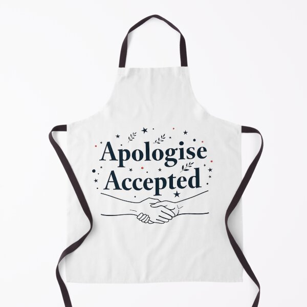 Item preview, Apologise Accepted - Bold Typography T-Shirt, Forgiveness Quote Shirt designed and sold by CYouClothings.
