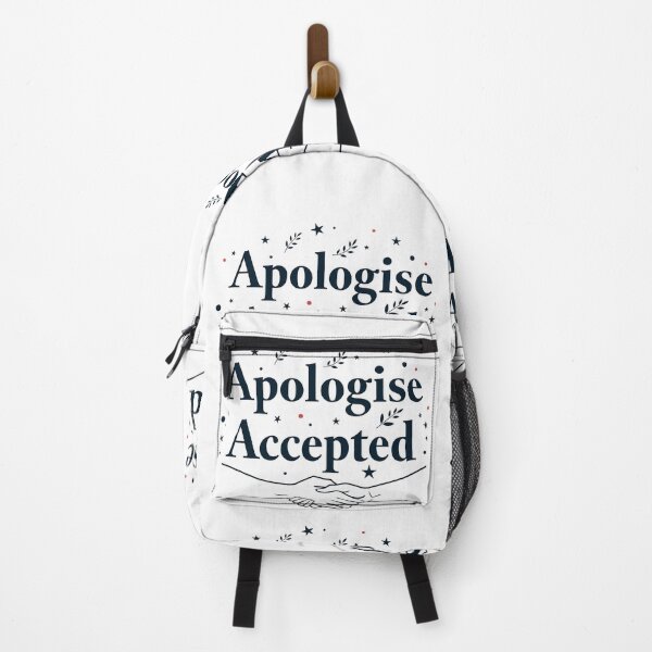 Item preview, Apologise Accepted - Bold Typography T-Shirt, Forgiveness Quote Shirt designed and sold by CYouClothings.