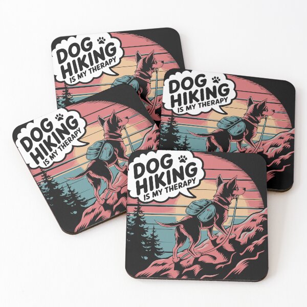 Item preview, Dog Hiking Is My Therapy For Dog Lover Cute designed and sold by Faissal Thomass.
