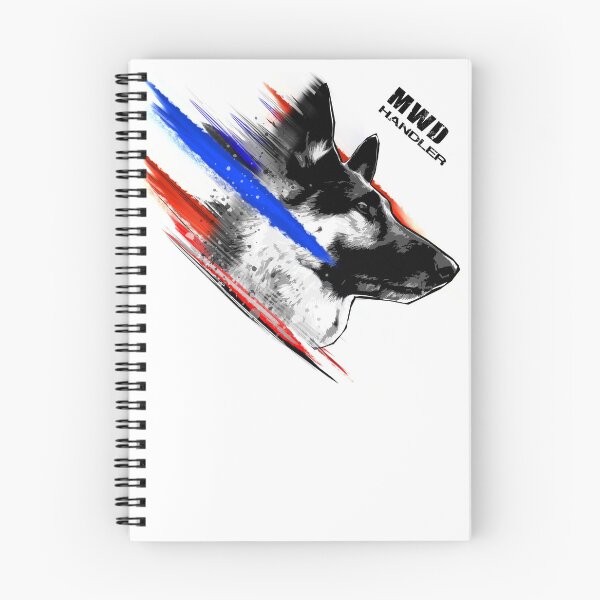 Item preview, Military working dog handler patriot colors designed and sold by polygrafix.