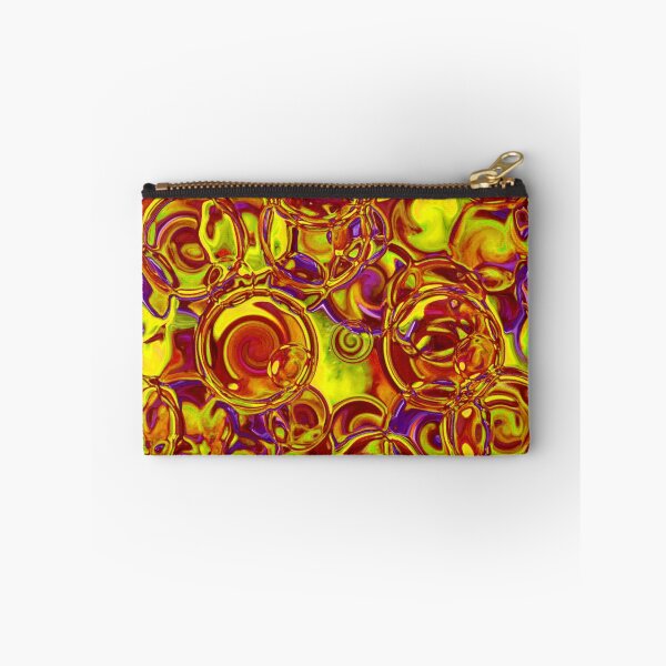 Item preview, Rust & Yellow Hydrangea Fractal Circles designed and sold by SXW Designs.