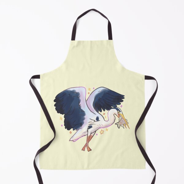 Item preview, Blue heron with fish designed and sold by Mayarartsy.