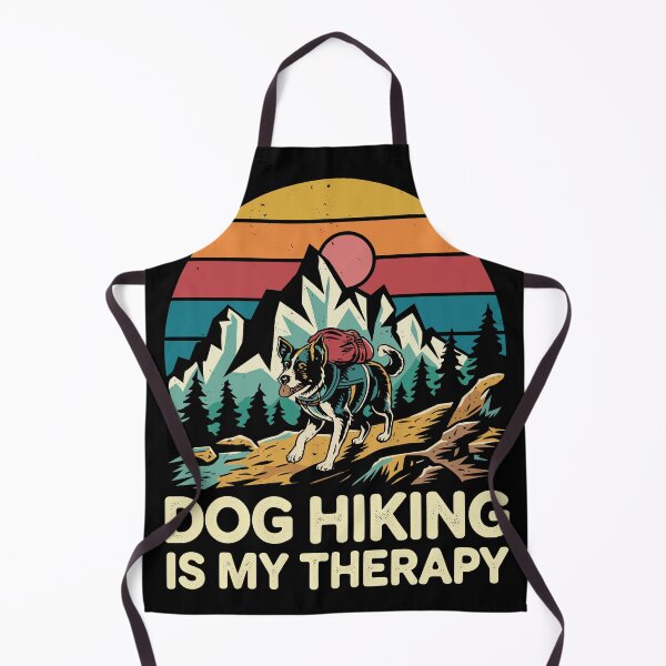 Item preview, Funny Saying Dog Hiking Is My Therapy For Dog Lover Cute designed and sold by Faissal Thomass.