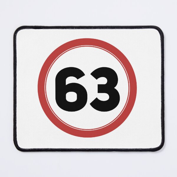 Item preview, Speed limit 63, happy 63rd birthday designed and sold by Wolagno.