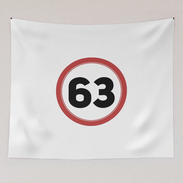 Item preview, Speed limit 63, happy 63rd birthday designed and sold by Wolagno.